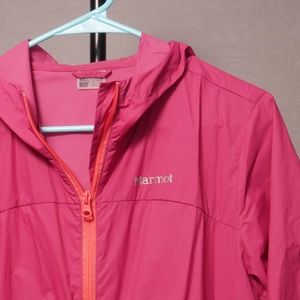 MARMOT Pink rain shell windbreaker